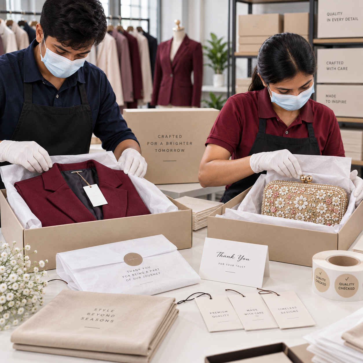Product packaging and finishing